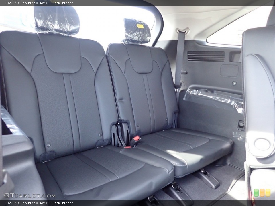 Black Interior Rear Seat for the 2022 Kia Sorento SX AWD #144119721