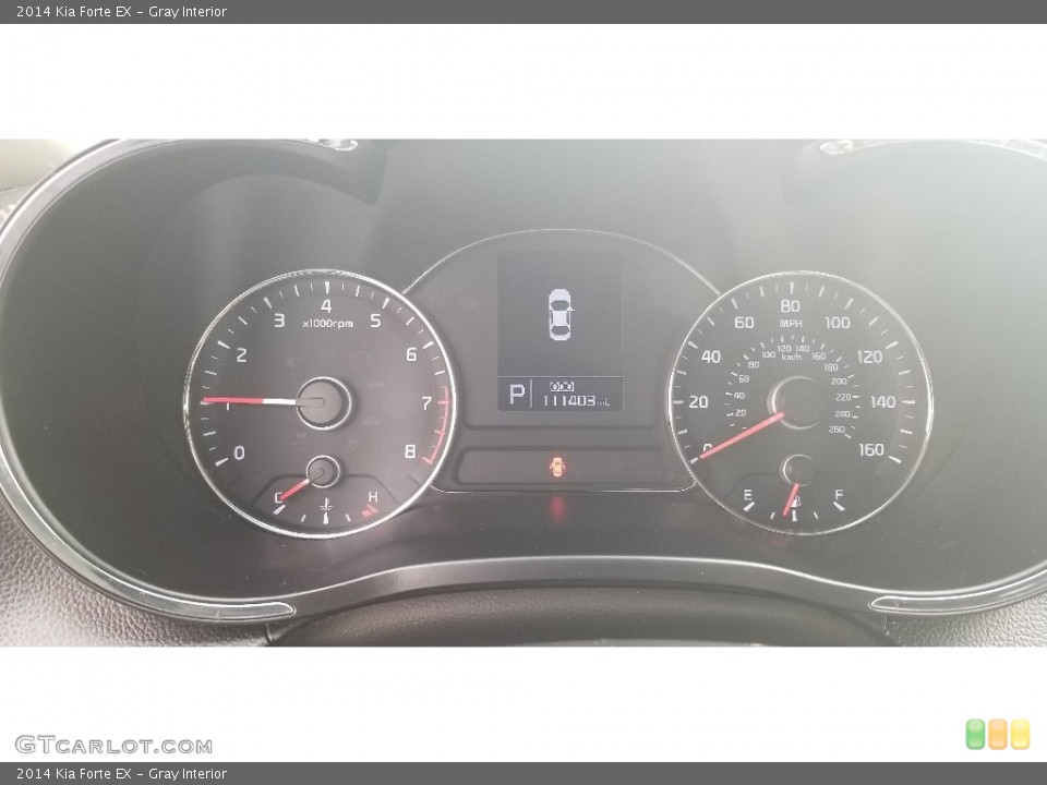 Gray Interior Gauges for the 2014 Kia Forte EX #144119970