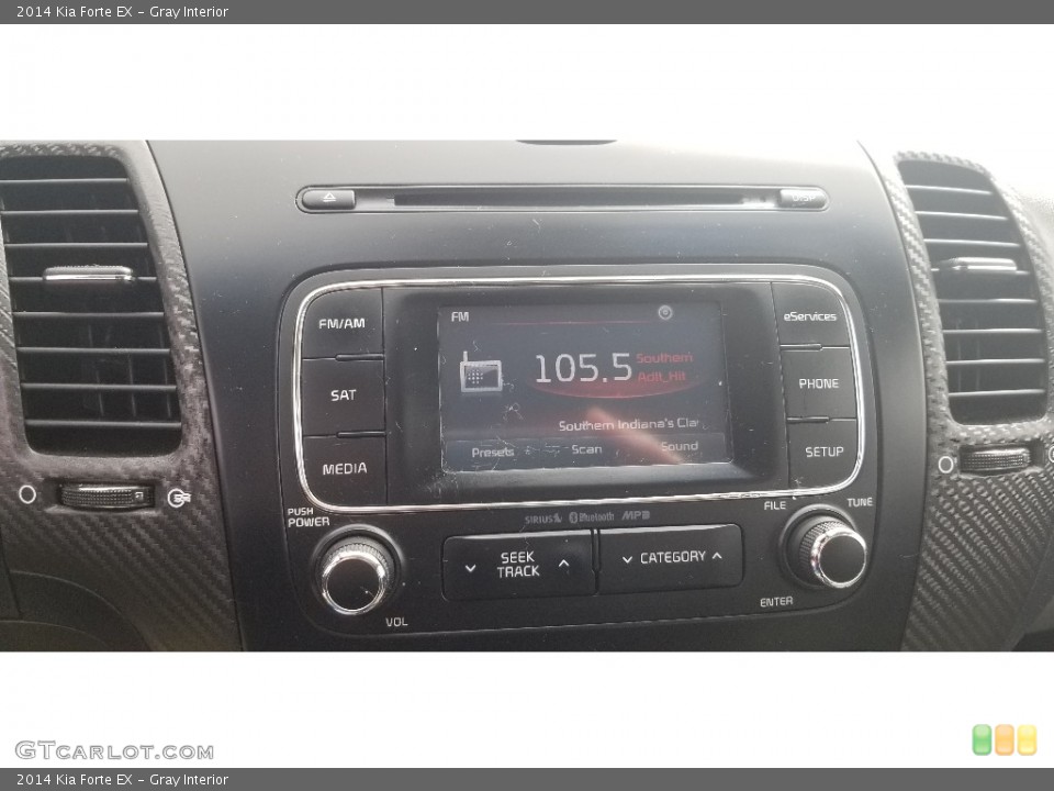 Gray Interior Controls for the 2014 Kia Forte EX #144120015