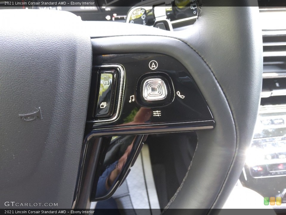 Ebony Interior Steering Wheel for the 2021 Lincoln Corsair Standard AWD #144120558