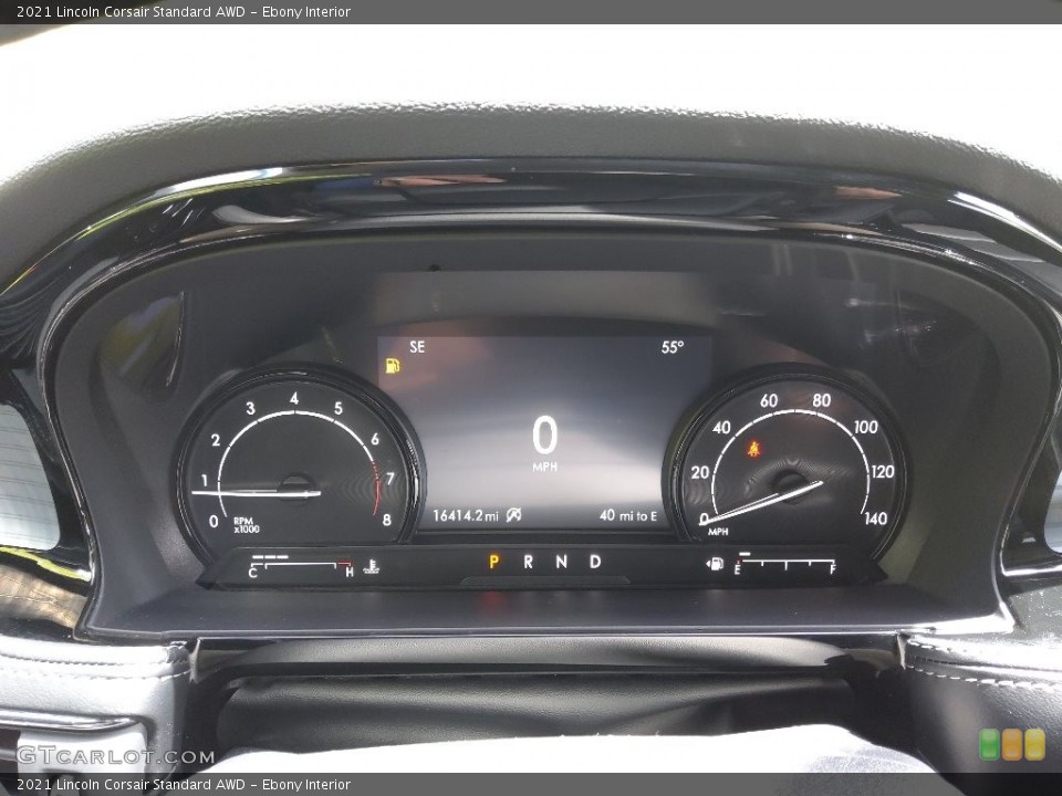 Ebony Interior Gauges for the 2021 Lincoln Corsair Standard AWD #144120582