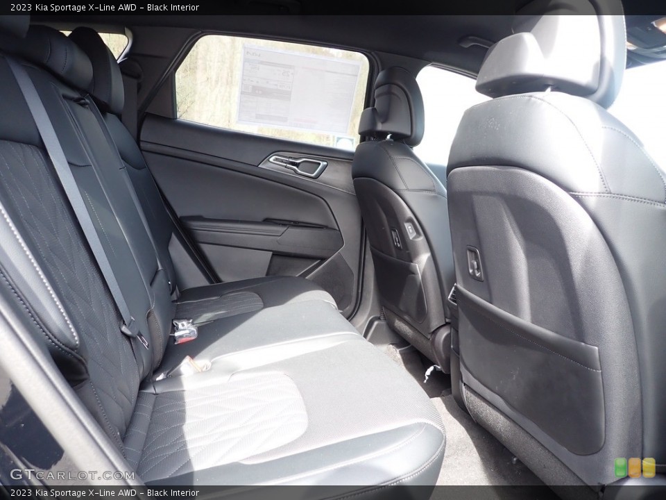 Black Interior Rear Seat for the 2023 Kia Sportage X-Line AWD #144120714