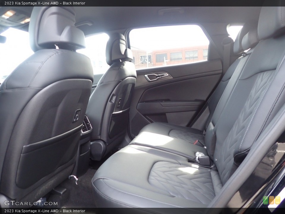 Black Interior Rear Seat for the 2023 Kia Sportage X-Line AWD #144120738