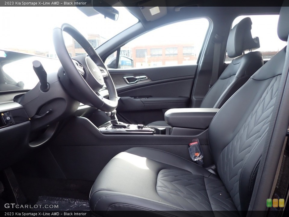 Black Interior Photo for the 2023 Kia Sportage X-Line AWD #144120783