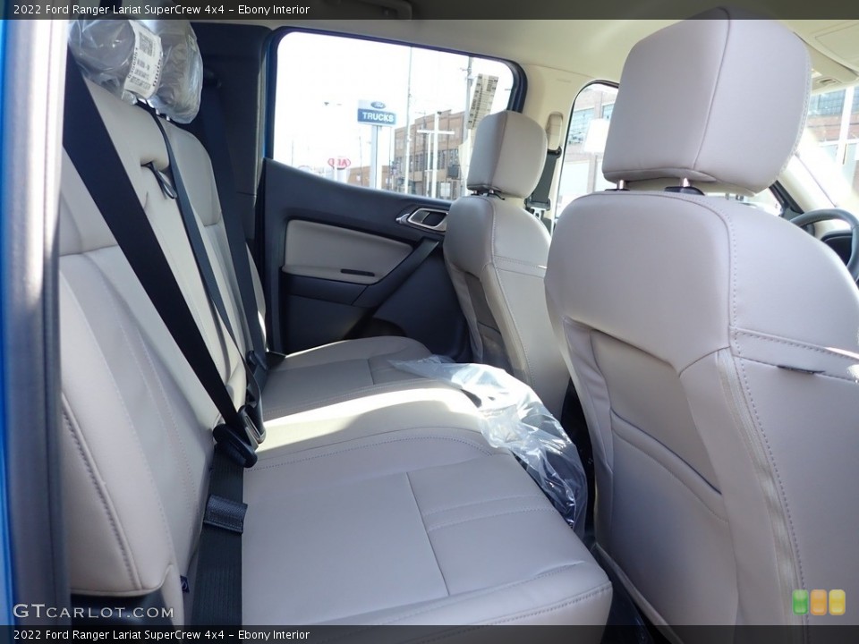 Ebony Interior Rear Seat for the 2022 Ford Ranger Lariat SuperCrew 4x4 #144122094