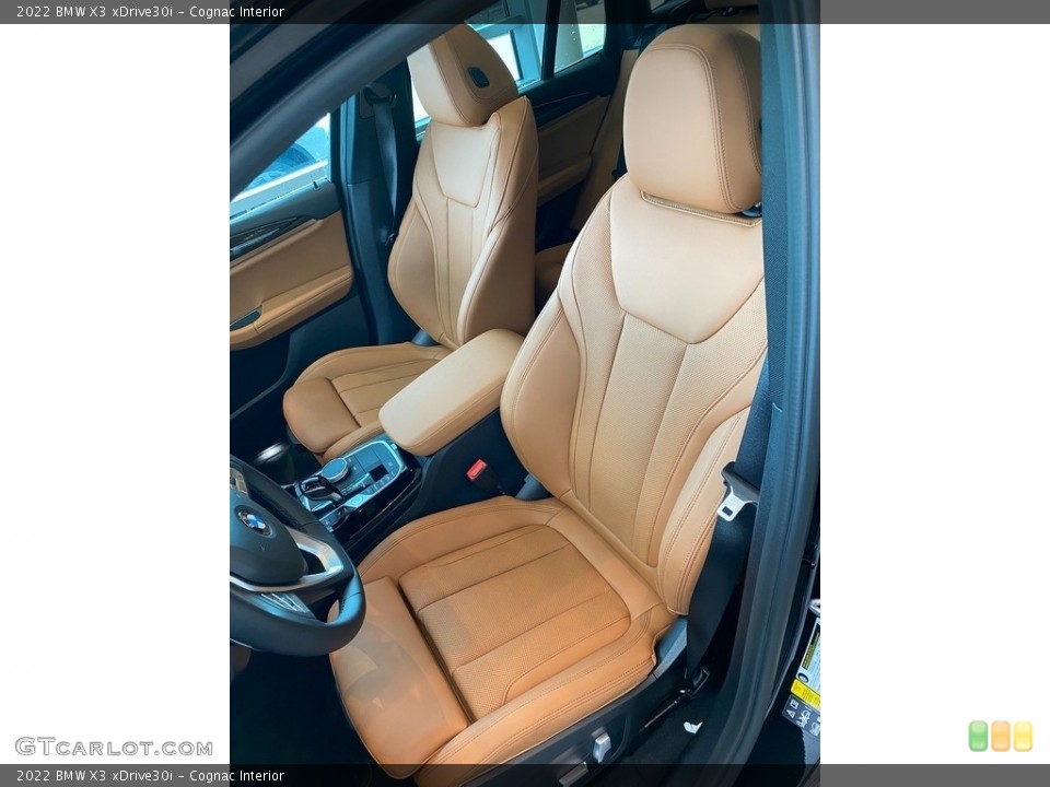 Cognac Interior Front Seat for the 2022 BMW X3 xDrive30i #144124881