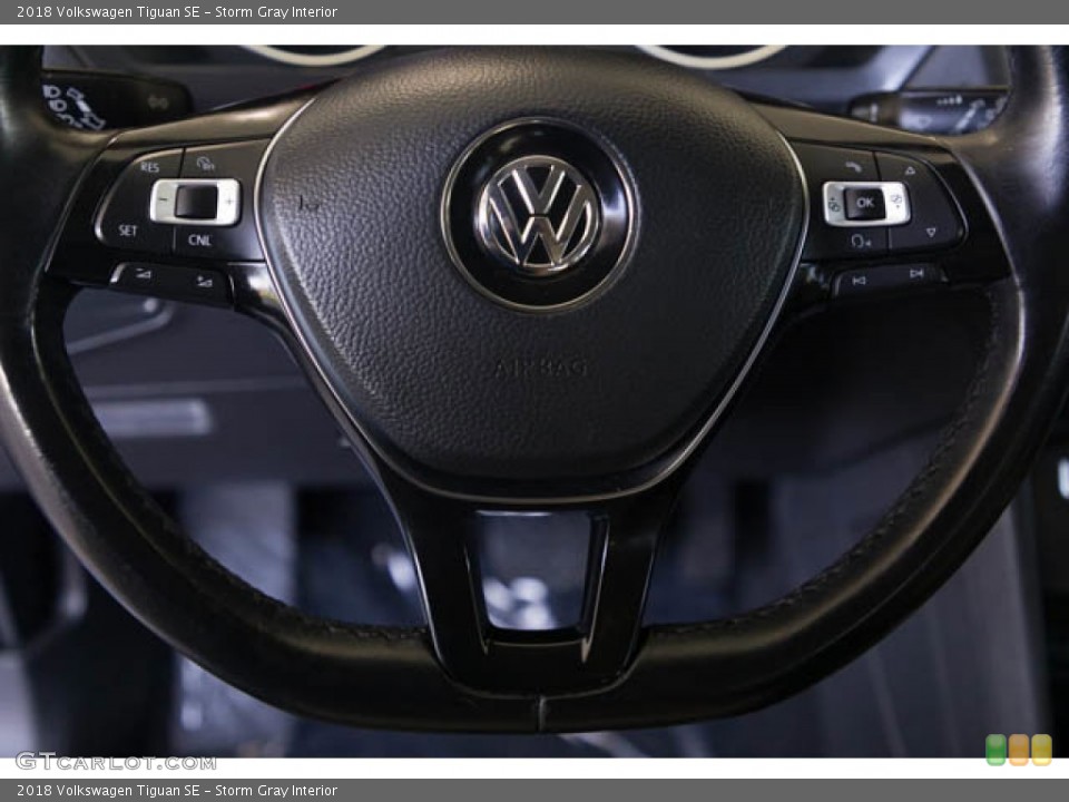 Storm Gray Interior Steering Wheel for the 2018 Volkswagen Tiguan SE #144126968