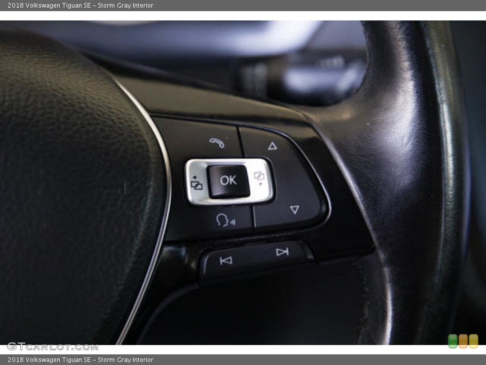 Storm Gray Interior Steering Wheel for the 2018 Volkswagen Tiguan SE #144127004