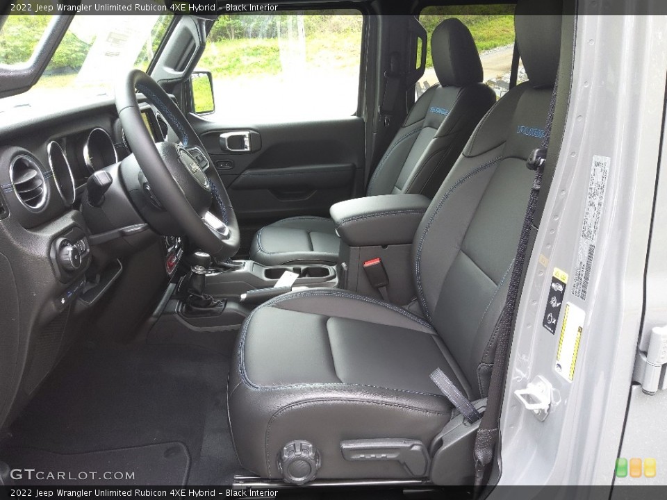 Black Interior Photo for the 2022 Jeep Wrangler Unlimited Rubicon 4XE Hybrid #144128480