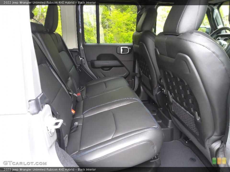 Black Interior Rear Seat for the 2022 Jeep Wrangler Unlimited Rubicon 4XE Hybrid #144128654