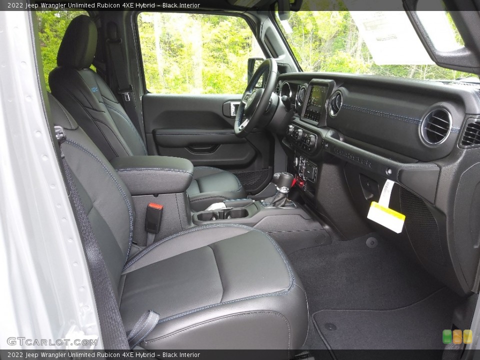 Black Interior Front Seat for the 2022 Jeep Wrangler Unlimited Rubicon 4XE Hybrid #144128693