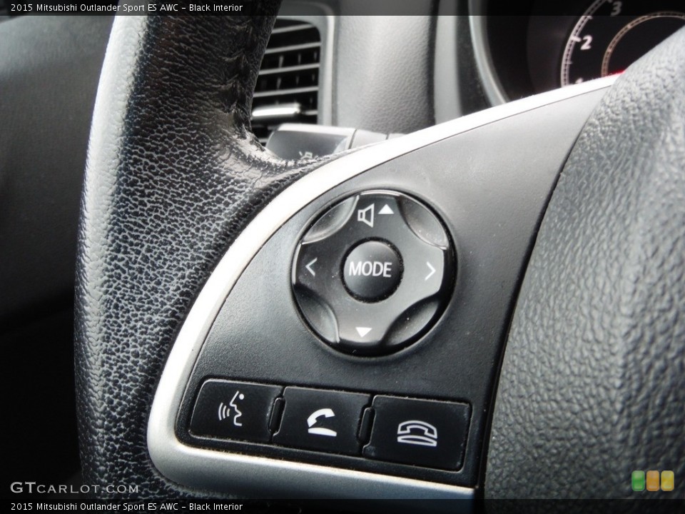 Black Interior Steering Wheel for the 2015 Mitsubishi Outlander Sport ES AWC #144129569