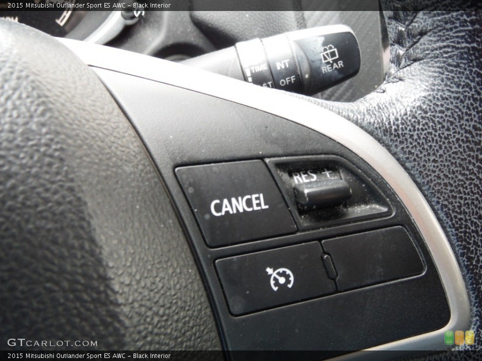 Black Interior Steering Wheel for the 2015 Mitsubishi Outlander Sport ES AWC #144129596