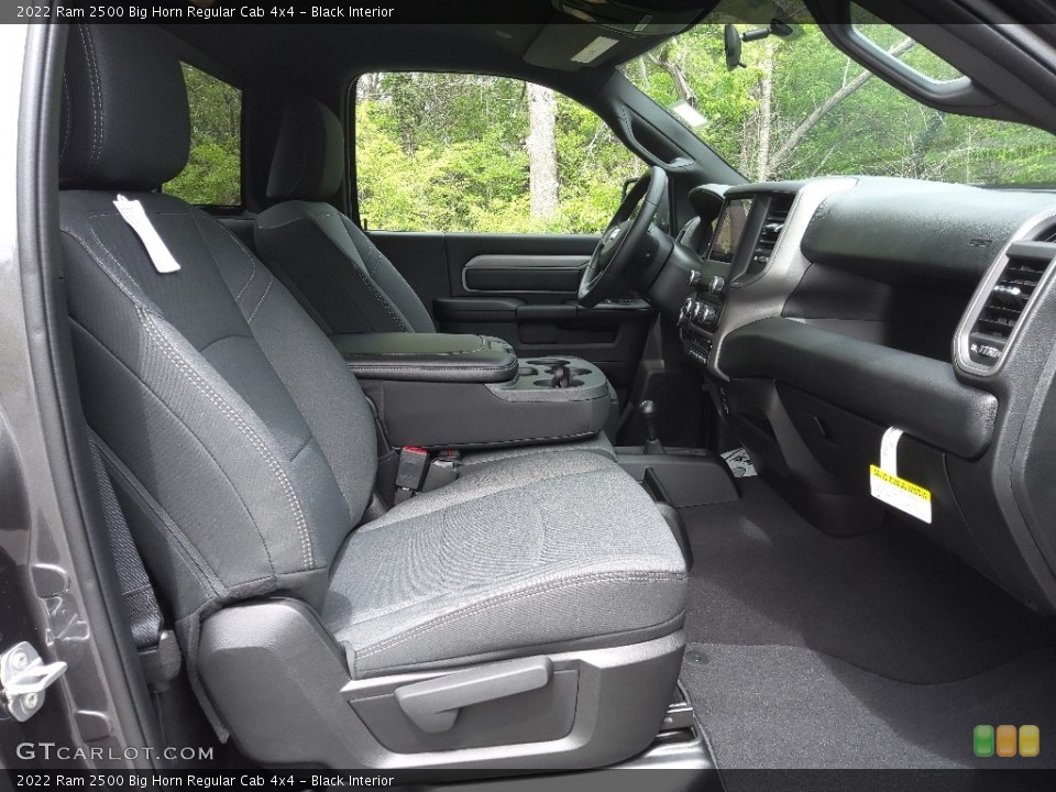 Black Interior Photo for the 2022 Ram 2500 Big Horn Regular Cab 4x4 #144130283
