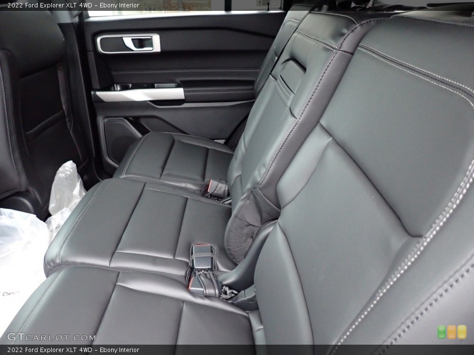 Ebony Interior Rear Seat for the 2022 Ford Explorer XLT 4WD #144133468
