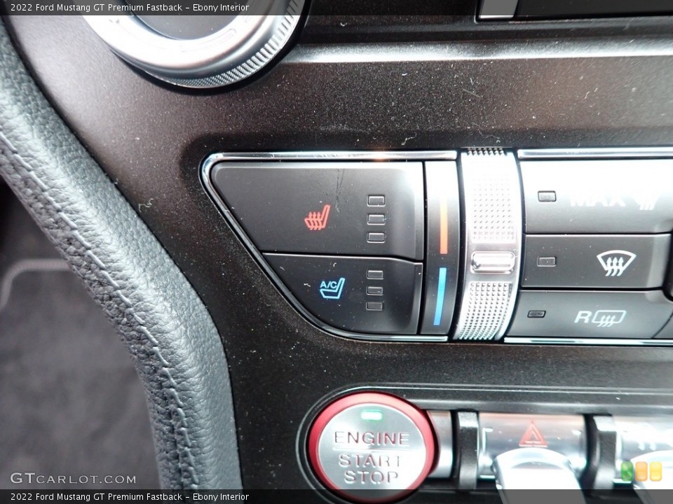 Ebony Interior Controls for the 2022 Ford Mustang GT Premium Fastback #144134173