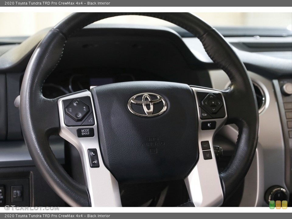 Black Interior Steering Wheel for the 2020 Toyota Tundra TRD Pro CrewMax 4x4 #144134224