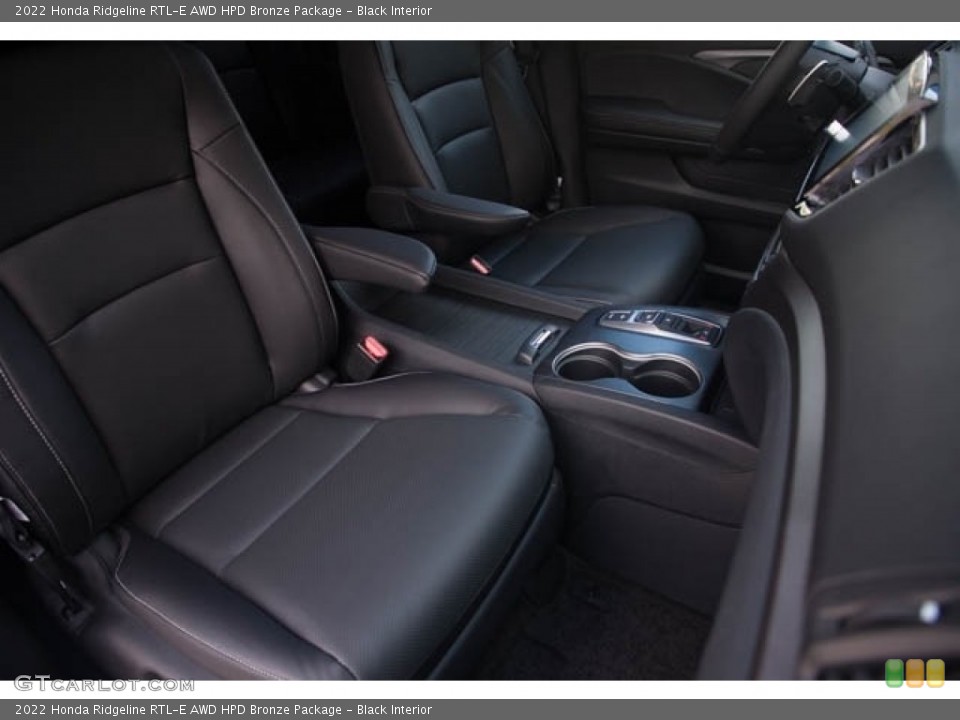 Black Interior Front Seat for the 2022 Honda Ridgeline RTL-E AWD HPD Bronze Package #144135322