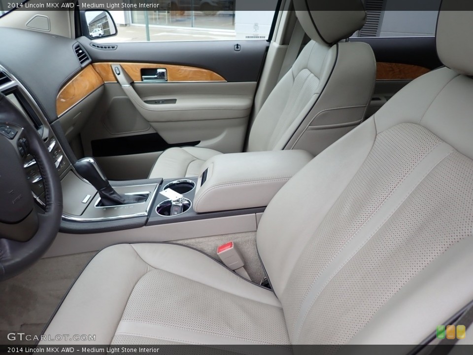 Medium Light Stone 2014 Lincoln MKX Interiors