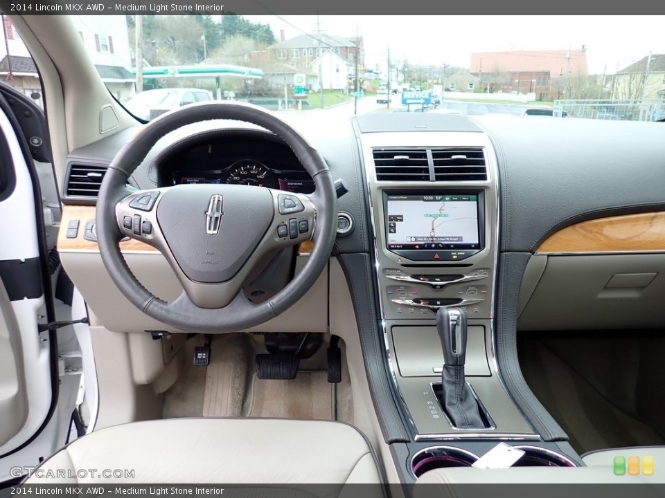 Medium Light Stone Interior Dashboard for the 2014 Lincoln MKX AWD #144136036