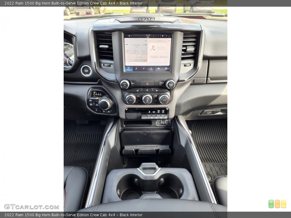 Black Interior Controls for the 2022 Ram 1500 Big Horn Built-to-Serve Edition Crew Cab 4x4 #144136048