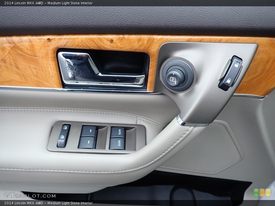 Medium Light Stone Interior Door Panel for the 2014 Lincoln MKX AWD #144136087