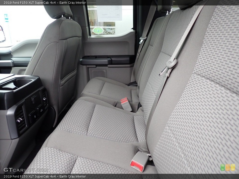 Earth Gray Interior Rear Seat for the 2019 Ford F150 XLT SuperCab 4x4 #144136558