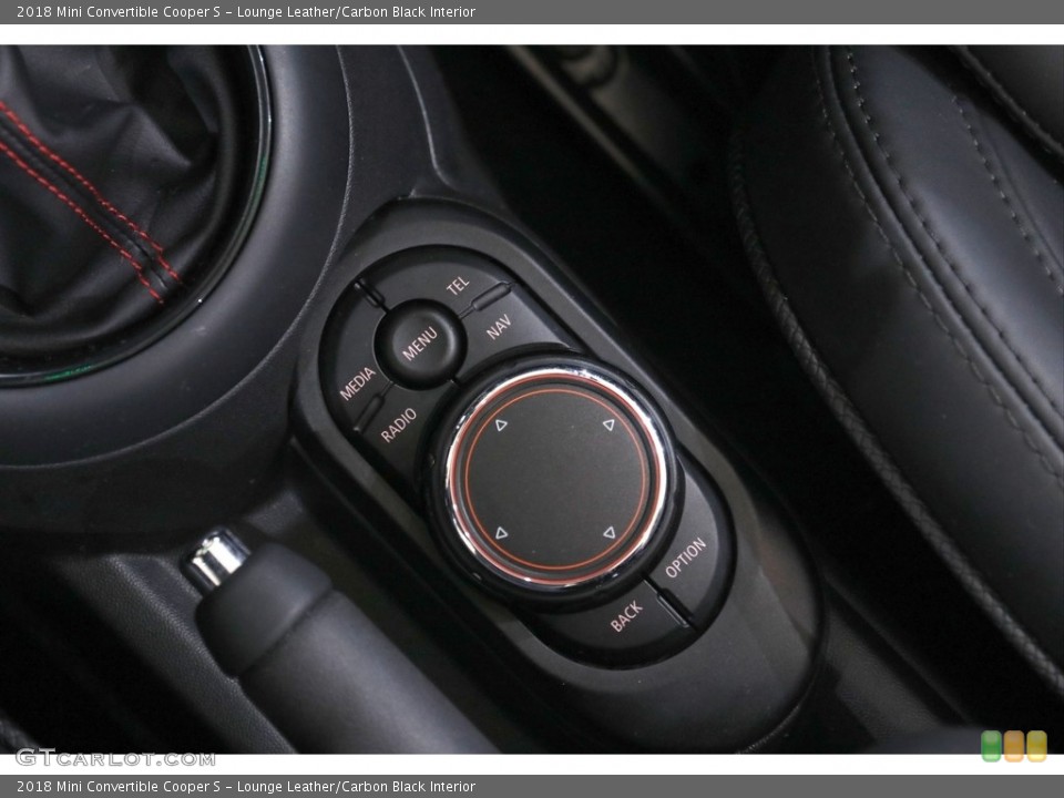 Lounge Leather/Carbon Black Interior Controls for the 2018 Mini Convertible Cooper S #144138442