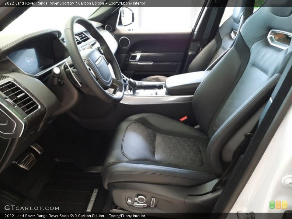 Ebony/Ebony Interior Photo for the 2022 Land Rover Range Rover Sport SVR Carbon Edition #144140850