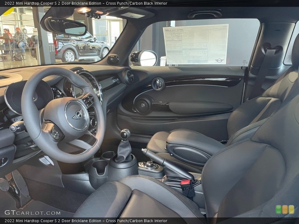 Cross Punch/Carbon Black Interior Photo for the 2022 Mini Hardtop Cooper S 2 Door Bricklane Edition #144142437