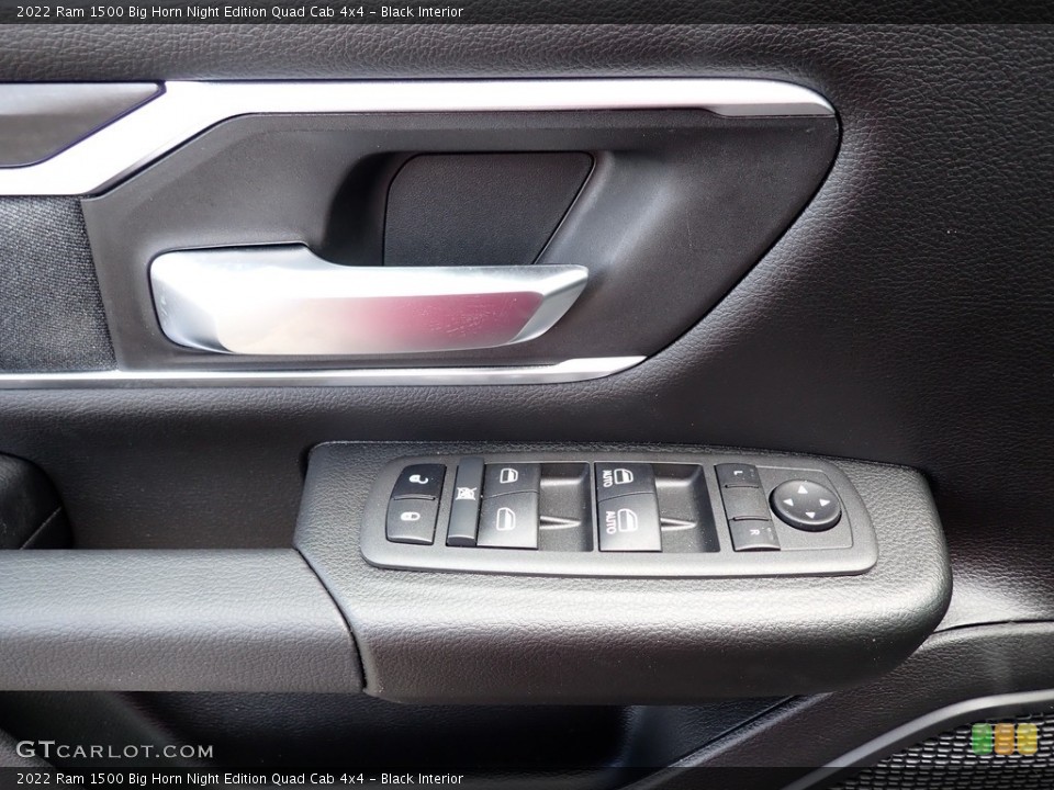 Black Interior Controls for the 2022 Ram 1500 Big Horn Night Edition Quad Cab 4x4 #144145686