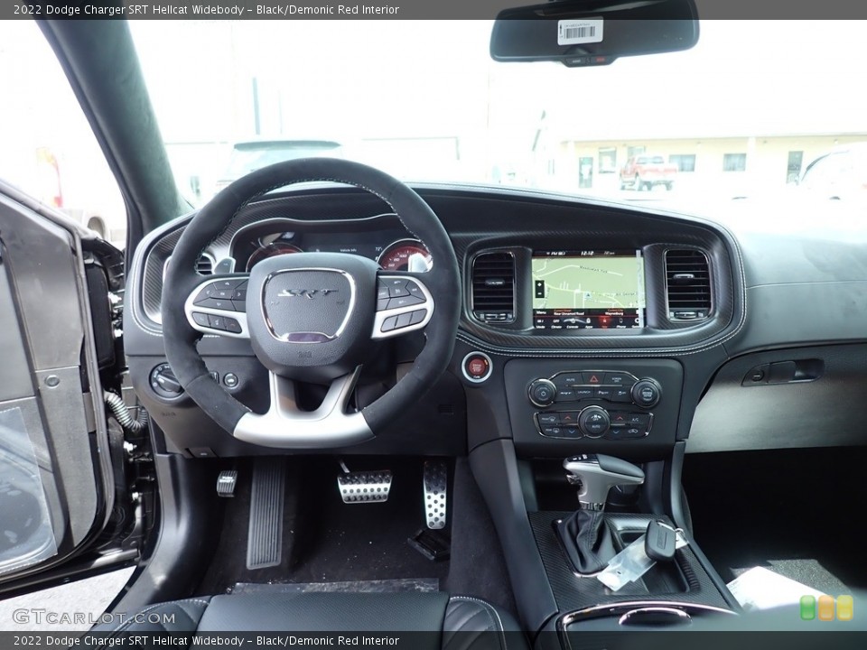 Black/Demonic Red Interior Dashboard for the 2022 Dodge Charger SRT Hellcat Widebody #144146613