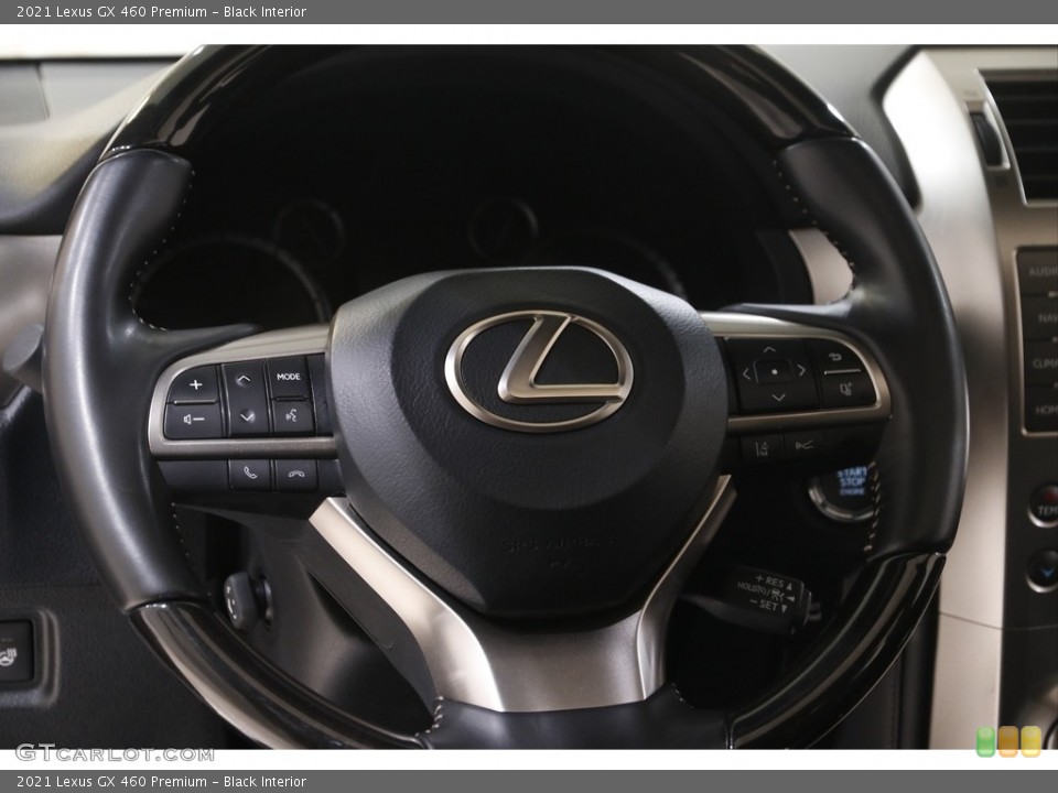 Black Interior Steering Wheel for the 2021 Lexus GX 460 Premium #144147726