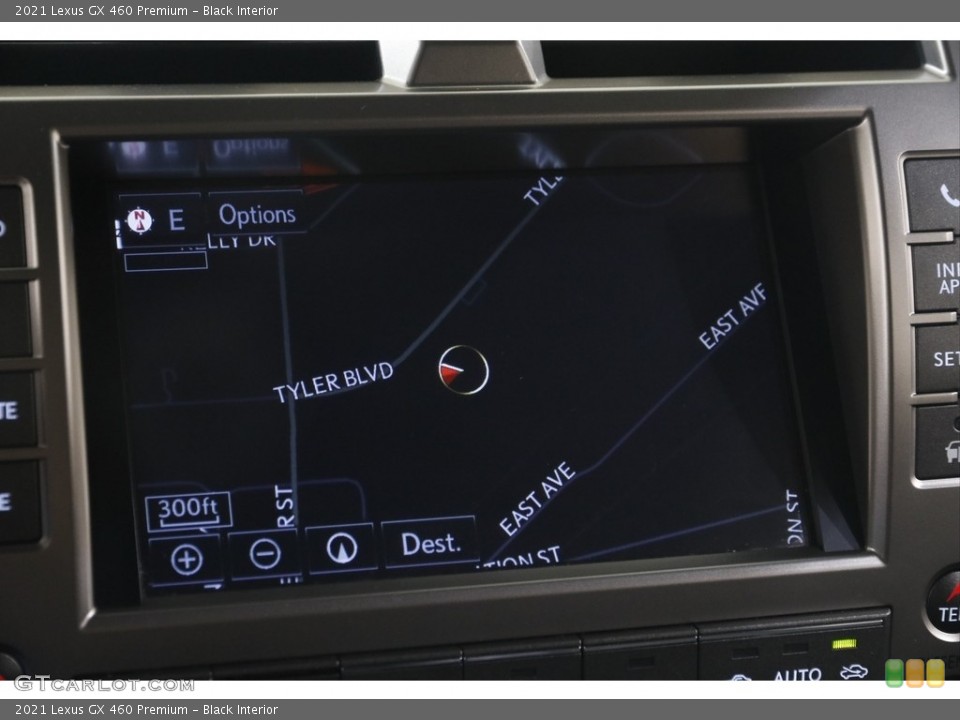 Black Interior Navigation for the 2021 Lexus GX 460 Premium #144147794