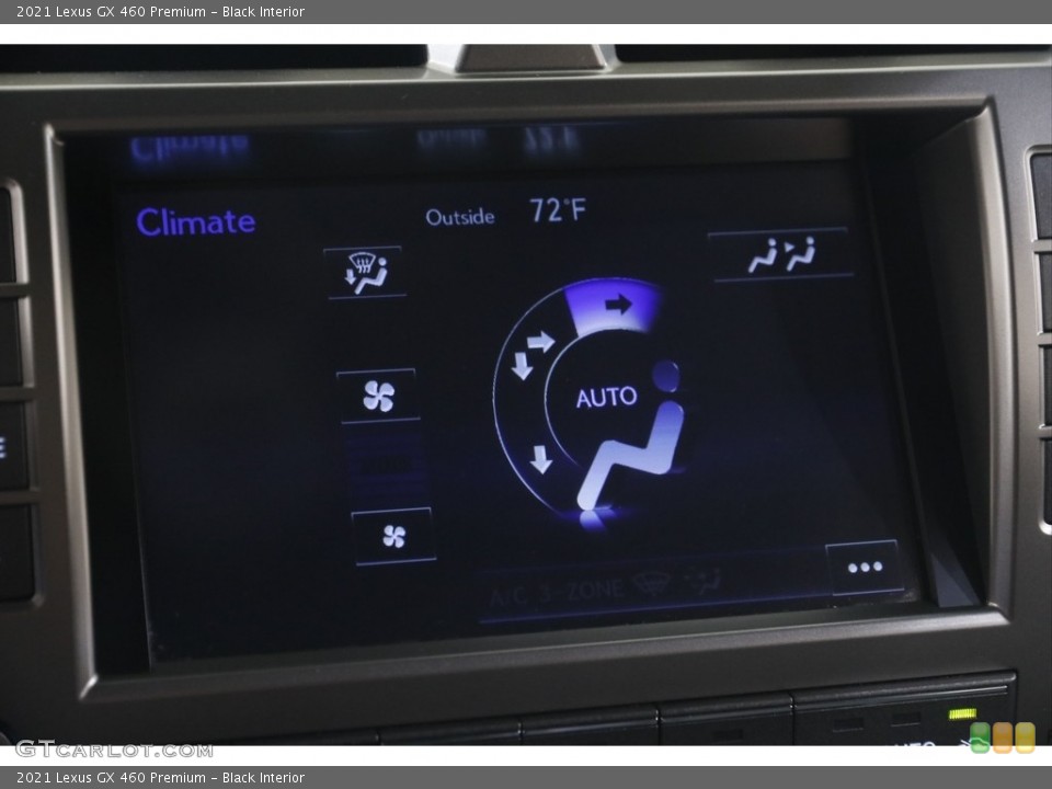 Black Interior Controls for the 2021 Lexus GX 460 Premium #144147855