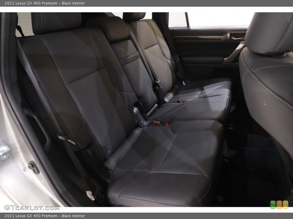 Black Interior Rear Seat for the 2021 Lexus GX 460 Premium #144147981