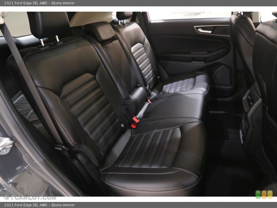Ebony Interior Rear Seat for the 2021 Ford Edge SEL AWD #144148674