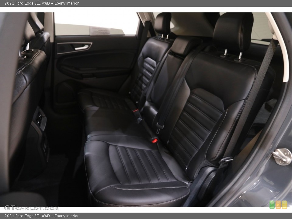 Ebony Interior Rear Seat for the 2021 Ford Edge SEL AWD #144148695