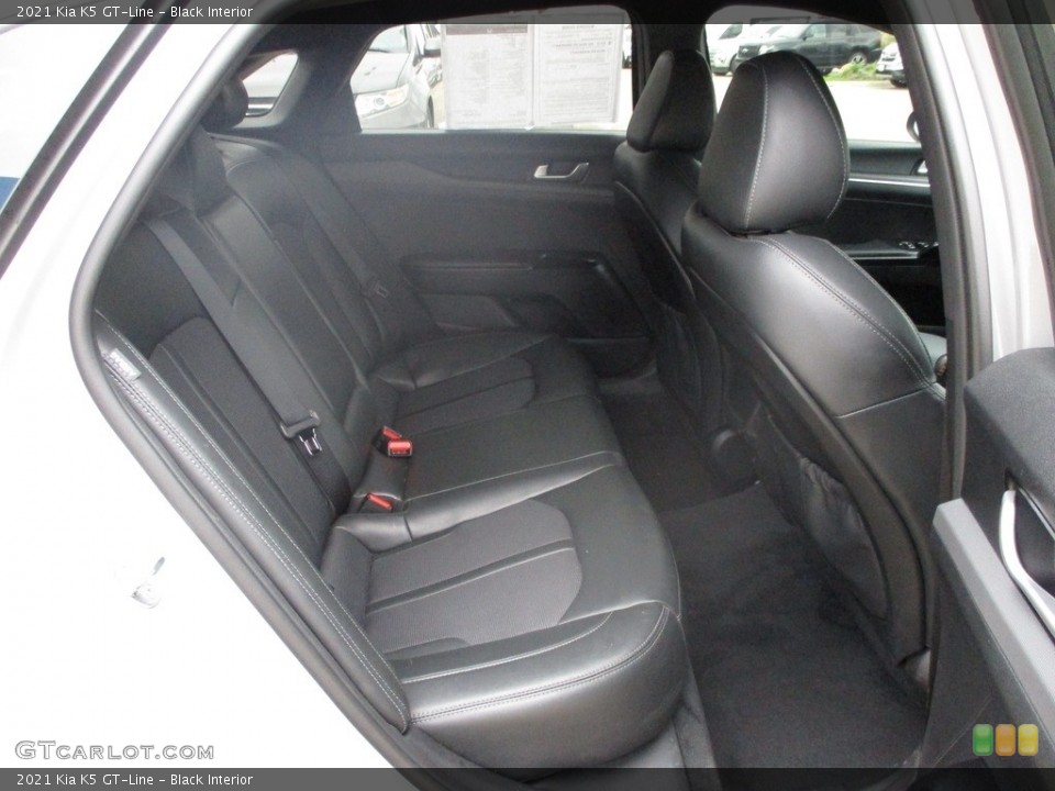 Black Interior Rear Seat for the 2021 Kia K5 GT-Line #144152392