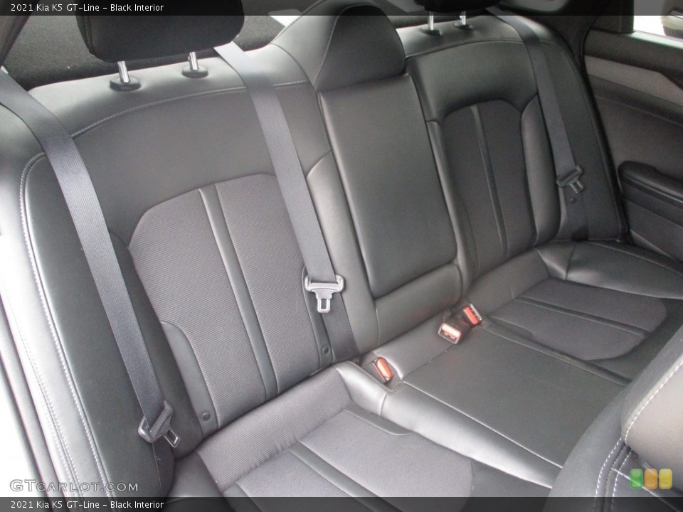 Black Interior Rear Seat for the 2021 Kia K5 GT-Line #144152416