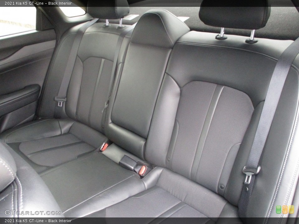 Black Interior Rear Seat for the 2021 Kia K5 GT-Line #144152482