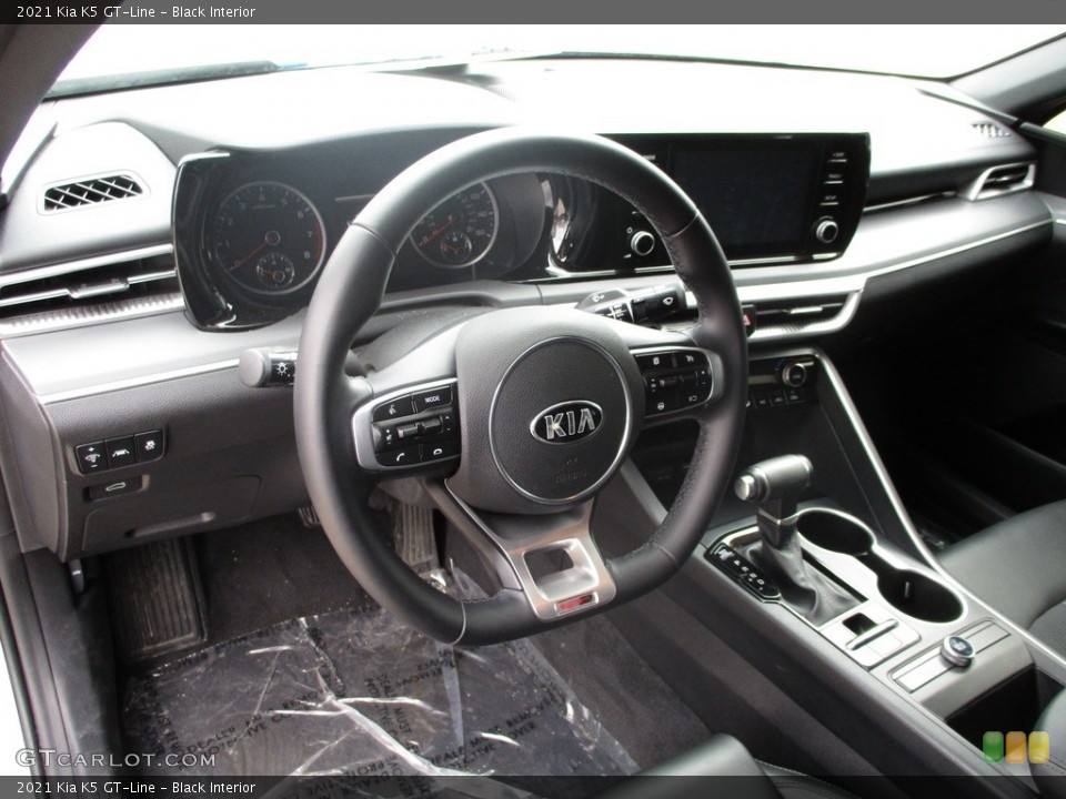 Black Interior Dashboard for the 2021 Kia K5 GT-Line #144152575
