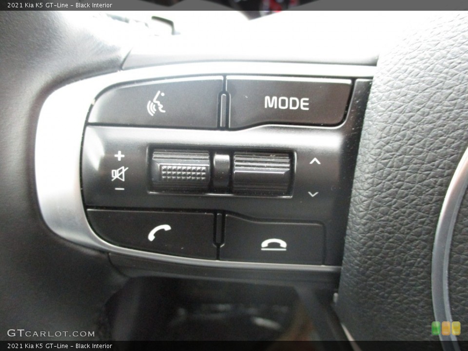 Black Interior Steering Wheel for the 2021 Kia K5 GT-Line #144152683