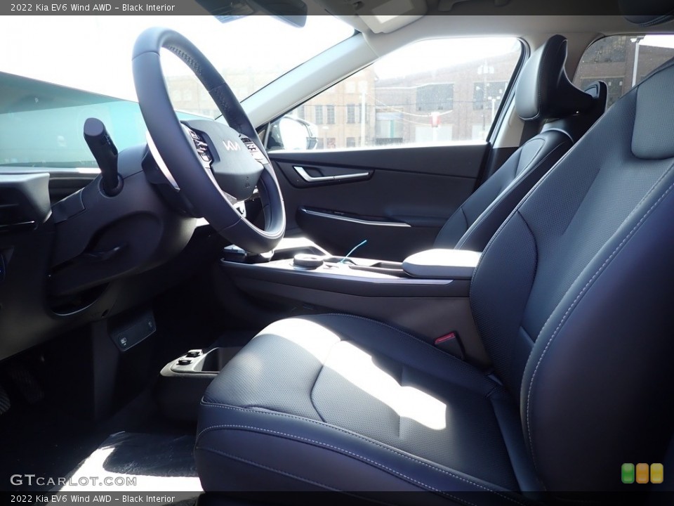 Black Interior Front Seat for the 2022 Kia EV6 Wind AWD #144152878