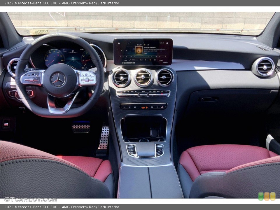 AMG Cranberry Red/Black Interior Dashboard for the 2022 Mercedes-Benz GLC 300 #144154441