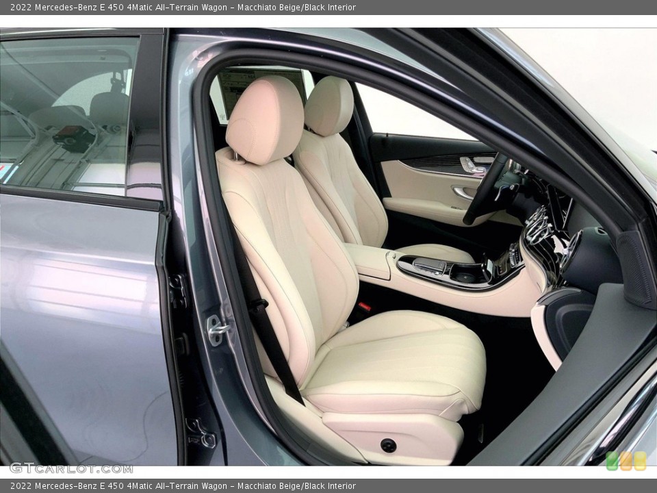 Macchiato Beige/Black Interior Front Seat for the 2022 Mercedes-Benz E 450 4Matic All-Terrain Wagon #144155190