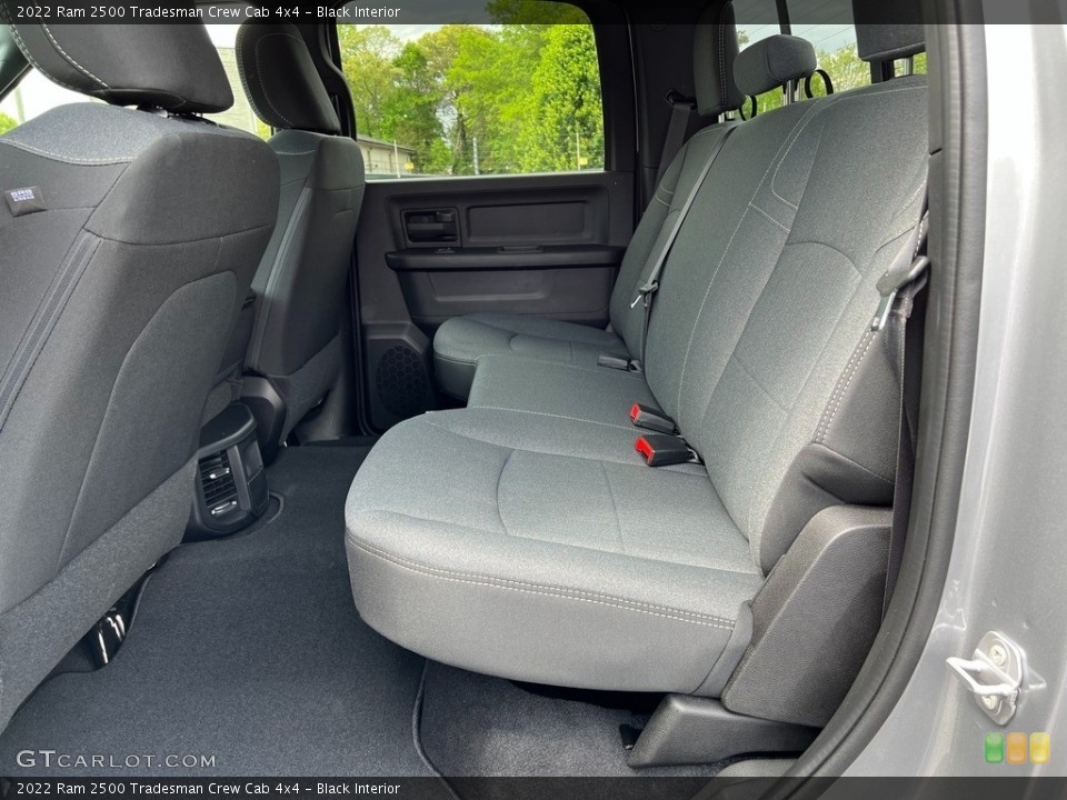 Black Interior Rear Seat for the 2022 Ram 2500 Tradesman Crew Cab 4x4 #144157450