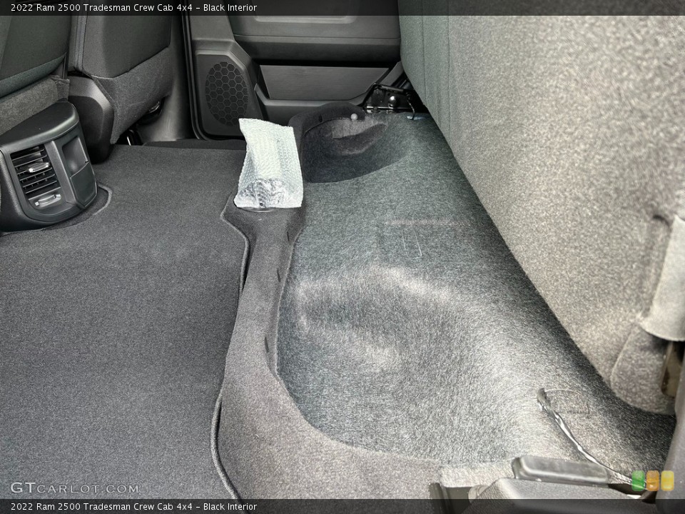 Black Interior Rear Seat for the 2022 Ram 2500 Tradesman Crew Cab 4x4 #144157468