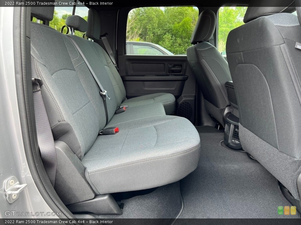 Black Interior Rear Seat for the 2022 Ram 2500 Tradesman Crew Cab 4x4 #144157477