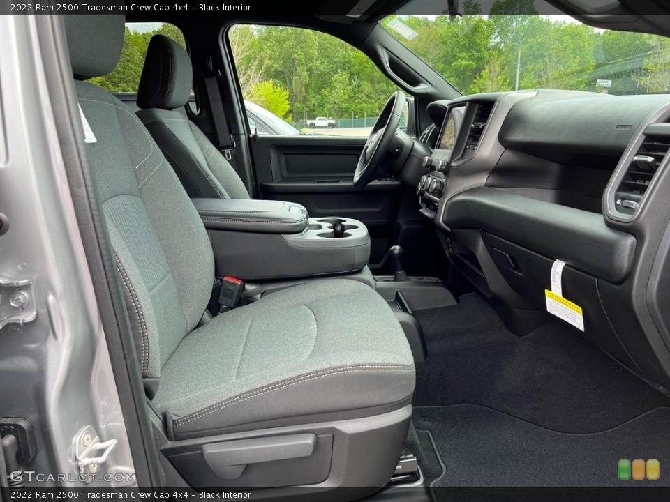 Black Interior Front Seat for the 2022 Ram 2500 Tradesman Crew Cab 4x4 #144157486
